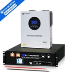Eco-worthy 48V 100AH LIFEPO4 BATTERY+5KW Inverter Charger Off-grid For Home Certified. Price: $959.99.