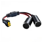Lixintian 12AWG XT60 Extension Cable, Female To Car Cigarette Black New. Price: $16.17.