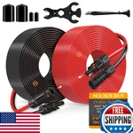 Sjz Sun Run Solar Extension Cable 10AWG 6MM 30FT Pv Wire Panels New. Price: $87.23.