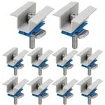 10 Pcs Adjustable Solar Panel Mounting Bracket Clamps Wide Photovoltaic Suppo... New. Price: $29.14.