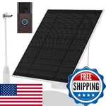 Ring Doorbell 2024 Solar Panel 6W Ultra-thin Type-c Charger With 13.1FT Cable New. Price: $46.54.