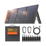 60W Portable Solar Panel Chargers With 15V Usb And 18V Dc, IP65 Waterproof So... New. Price: $156.28.