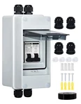 Dihool Ac Dc Circuit Breaker With IP65 Din Box For Solar 60 Amp Uv-proof New. Price: $28.72.