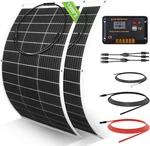 Eco Worthy 260W Flexible Solar Panel Kit For Rv, Boat, Off-grid Home 2X130W New. Price: $239.95.