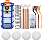 Qualirey 8 Pcs Copper Anode Replacement Kit, Solar Pool Blue New. Price: $62.99.