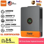 Powmr 10KW 48V Solar Hybrid Inverter 120V/240V Split Phase 200A Mppt Controller New. Price: $1299.99.