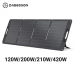 Dabbsson 120W/210W/420W Foldable Solar Panel Monocrystalline For Power Station New. Price: $259.00.