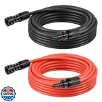 Kimbluth 8 Awg Solar Extension Cable 20FT Black + Red, Gauge Pan New. Price: $80.99.