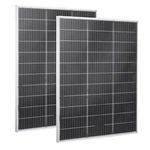 Uimoso 2PCS 100W Dual-sided Solar Panels With 23% Efficiency Monocrystalline New. Price: $95.99.