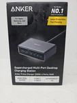 Anker Prime 200W 6-PORT Gan Desktop Charger Usb-c/usb-a Fast Black New. Price: $51.99.