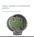 Tesla Backup Switch 1624171-95 New. Price: $500.00.