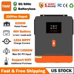 Powmr 6200W Solar Hybrid Inverter 48V Dc To 220V Ac 120A Mppt Controller New. Price: $459.99.
