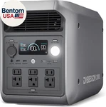 2048WH Portable Power Station, Safe Semi-solid LIFEPO4, 3300W Boost, 2200W New. Price: $1023.30.