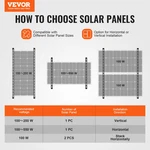 50-INCH Solar Panel Mounting Brackets, Off-grid New. Price: $76.23.