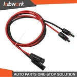 Labwork Pair 10AWG 5FT Black + Red Solar Panel Extension Cable Wire Connector New. Price: $16.08.
