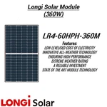 Longi 360W Mono Solar Panel (LR4-60HPH-360M) High Efficiency Optimize Electric New. Price: $269.00.