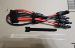 MC4 Y-branch Solar Connectors 4-2 Parallel Adapter 10AWG IP68 Tool-free 1.65FT New. Price: $14.99.