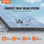 6"X100FT Solar Bird Guard 1/2" Mesh W/60 Stainless Clips Rustproof Critter New. Price: $43.99.