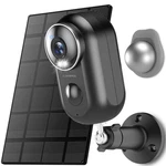 Zumimall Solar Security Cameras Wireless Outdoor, 1-PACK, Black New. Price: $83.94.