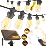 Stright 55FT Solar String Lights Outside Remote Control Usb Charging Port E12 New. Price: $43.42.