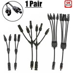 Pfctart Solar Panel Y Branch Cable Connection Waterproof Adapter Connector IP67 New. Price: $8.99.