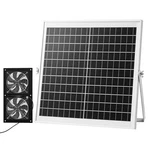 Vevor Solar Powered 15W Fans 2668 Rpm Fast Air Exchange For Greenhouse New. Price: $34.99.