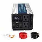 Wzrelb 1000W Pure Sine Wave Inverter 12V Dc To 110V 120V Ac Power Converter W.... Price: $129.41.