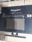 Bougerv 200W N-bifacial Solar Panel Monocrystalline Dual-sided Glass For Open. Price: $160.00.