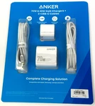 Anker 70W & 30W Gan Wall Chargers Bundle Foldable Plugs + 2 6FT Usb C-c Cables New. Price: $42.49.
