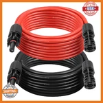 Solar Extension Cable 8AWG 20FT 2-PACK (red + Black), Pv Wire With Male/female New. Price: $78.95.