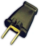 Replacement Male Plug For 2 Wire Cables, Vinyl Black New. Price: $5.79.