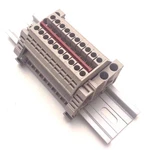 Power Distribution Terminal Blocks 10 Connector Rail Dinkle 12AWG 20A 600V New. Price: $18.99.