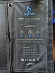 Big Blue 28W Portable Solar Panels, 3 Usb Ports 2.4 Amp Used. Price: $39.99.