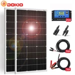 Dokio 100W 200W 400W Solar Panel Kit 12V Mono Home Rv Caravan Boat New. Price: $79.98.