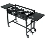 Barton Triple-burner Stove 87,000 Btu Outdoor Camping Propane Cooking Station 4 New. Price: $164.95.