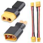 Jiechun 2 Pair XT30 XT60 Plug Female Adapter Wireless Connector Black New. Price: $13.19.