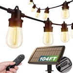 Addlon 104FT(98FT+6) Solar String Lights Outdoor Waterproof With Usb Port & R... New. Price: $49.41.