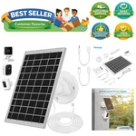 7W Solar Panel For Ring Camera, Usb Security With... New. Price: $35.99.