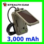 Stealth Cam 3000MAH Solar Panel Rechargeable Power Battery Pack STC-SOLP3X V2 New. Price: $67.15.