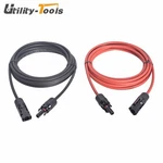 High Quality 12 Awg Black + Red 10 Ft Solar Panel Extension Cable Wire Connector New. Price: $16.59.