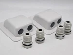 (2)LINK Solar Weatherproof Abs Double Cable Entry Gland For All Type New. Price: $14.40.