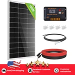Eco-worthy 100W Watt Monocrystalline Solar Panel Kit 12V Volt For Home Rv Offgri New. Price: $164.95.