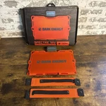 New - Dark Energy Spectre 18W Ultra Light Solar Panel Foldable Design (orange) Open. Price: $210.00.