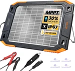 13W 12V Solar Battery Charger - Waterproof Dual Sided Mppt Maintainer New. Price: $99.99.