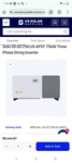 Solis S5-GC75 75KW 3 Stage Solar String Inverter Commercial Use New. Price: $2000.00.