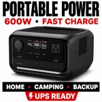 Ecoflow River 3 Plus 600W Power Station Fast Charge Home Backup Solar New. Price: $529.99.