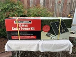 Chicago Electric 45 Watt Solar Power Kit 90599 Sealed Box Damage Off Grid New. Price: $159.97.