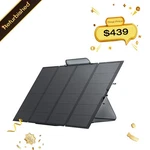 Ecoflow 400W Solar Panel Kit Self-supporting Waterproof Certified Refurbished. Price: $627.14.
