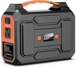 Portable Power Station Bank 146WH/100W Solar Generators Black & Orange New. Price: $113.72.