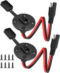 Electop Sae Connector Power Socket Sidewall Port, Weatherproof 12AWG-1.1FT New. Price: $17.16.